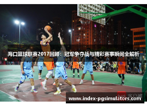 海口篮球联赛2017回顾：冠军争夺战与精彩赛事瞬间全解析
